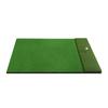 2-in-1 Golf Practice Mat with Tee Hole & Nylon Turf for Outdoor Swing Training