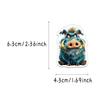 Retro Animal Character Stickers (50-Pack) – DIY Phone Case Decorations