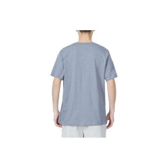 Nike Dopamine Logo Crew Neck Short Sleeve T-Shirt for Men Blue AR5005-493