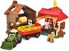 Simba ABC Farmhaus Toy Playset with Sound Effects, Moving Parts, Tractor & Trailer, Animal Figures - Educational Pretend Play for Toddlers 2+ Years
