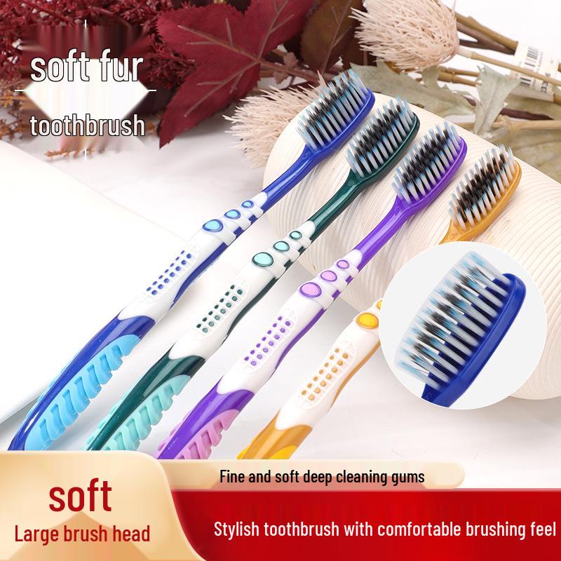 Shu Chen Ultra-Soft Adult Toothbrush - High Density, Ultra-Fine Bristles for Advanced Home Care