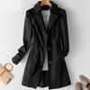 Damen Windjacke Vielseitige Frühling Herbst Mode Kleidung Koreanische Jacke Trenchcoat für Damen Übergroßer Damenmantel