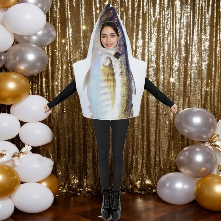 Fish Costume Halloween Party Suit Funny Costume Accessories For Gatherings Holidays Balls
