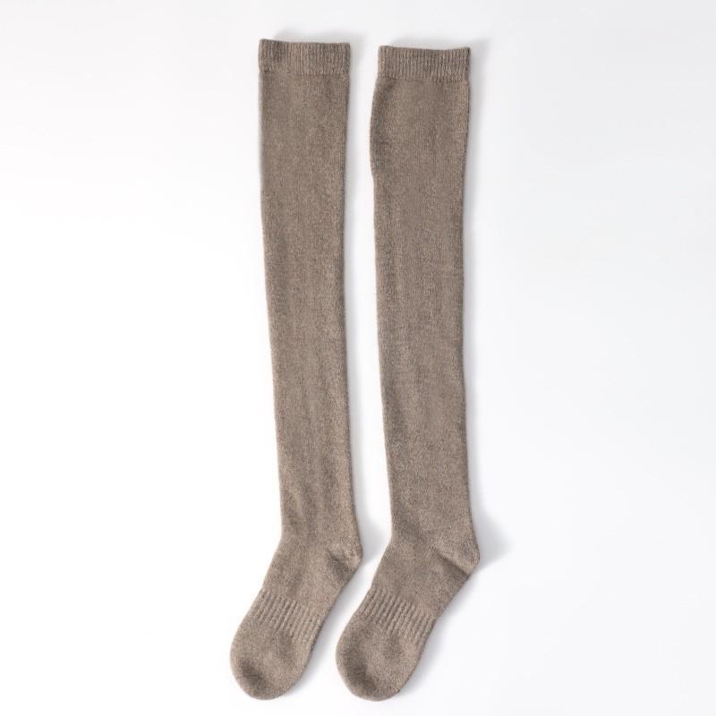 100% Pure Cashmere Over-the-Knee Socks Women