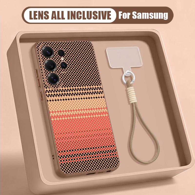 Carbon Fiber Pattern Case For Samsung S26 Ultra S25 FE S24 S24 Plus A57 A37 A17 A56 A36 A16 A55 A35 A15 A54 5G Hybrid Magnetic Matte Cover