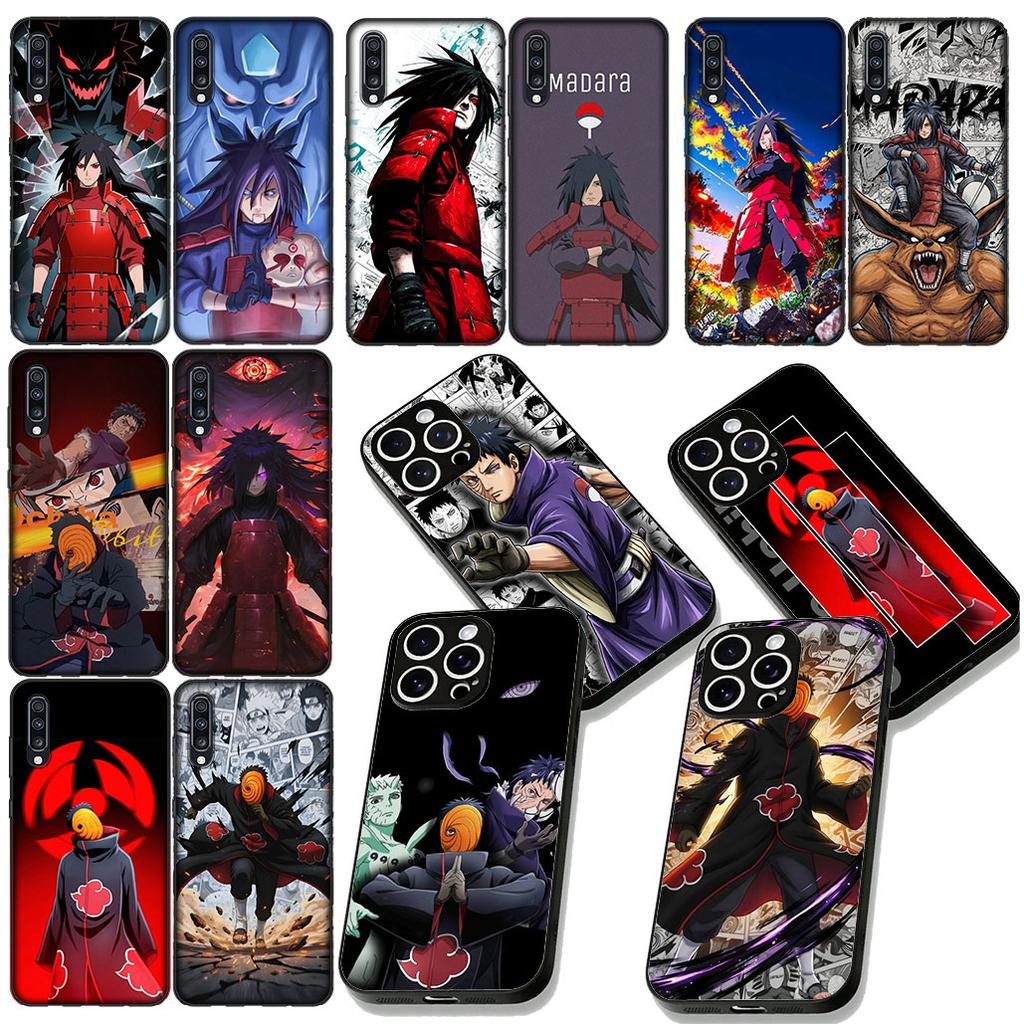 Tobi Uchiha Madaras Narutos Obito Phone Cover for Samsung Galaxy S22 S21 S20 FE Ultra Plus A35 A36 A37 A33 A34 A04 A71 Case