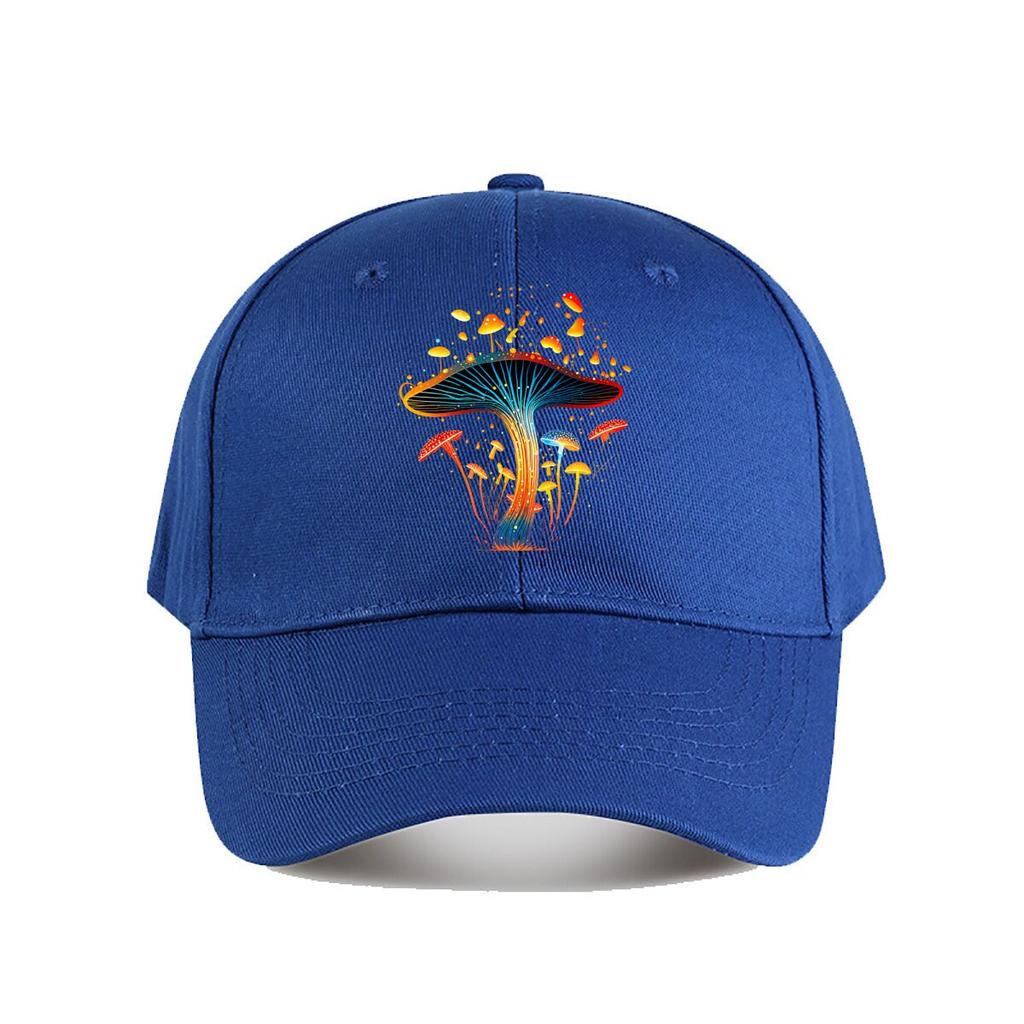Magical Forest Giant Mushroom Colorful Fantasy Art Baseball Cap Fashion Unisex Sunhat Womens Outdoor Sports