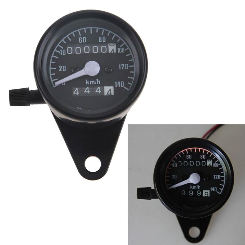 Universal Motorcycle Tachometer Odometer Speedometer Gauge Speed Meter Night Light Backlight Moto Modification Part Tool
