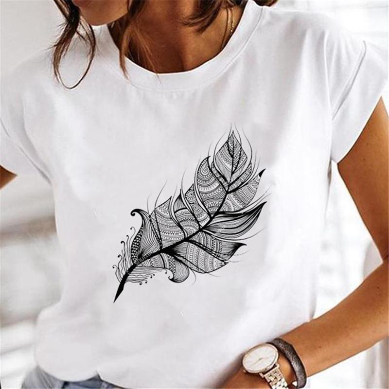 Hand Of Hamsa Fatima Print Fashion T-shirt Top Women's Summer Casual Harajuku Pattern Print Short Sleeve Shirt Y2K top