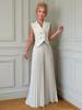 Women's New Fashion Vest Cardigan Pleated Pants Set Long Pants Outfit for Women