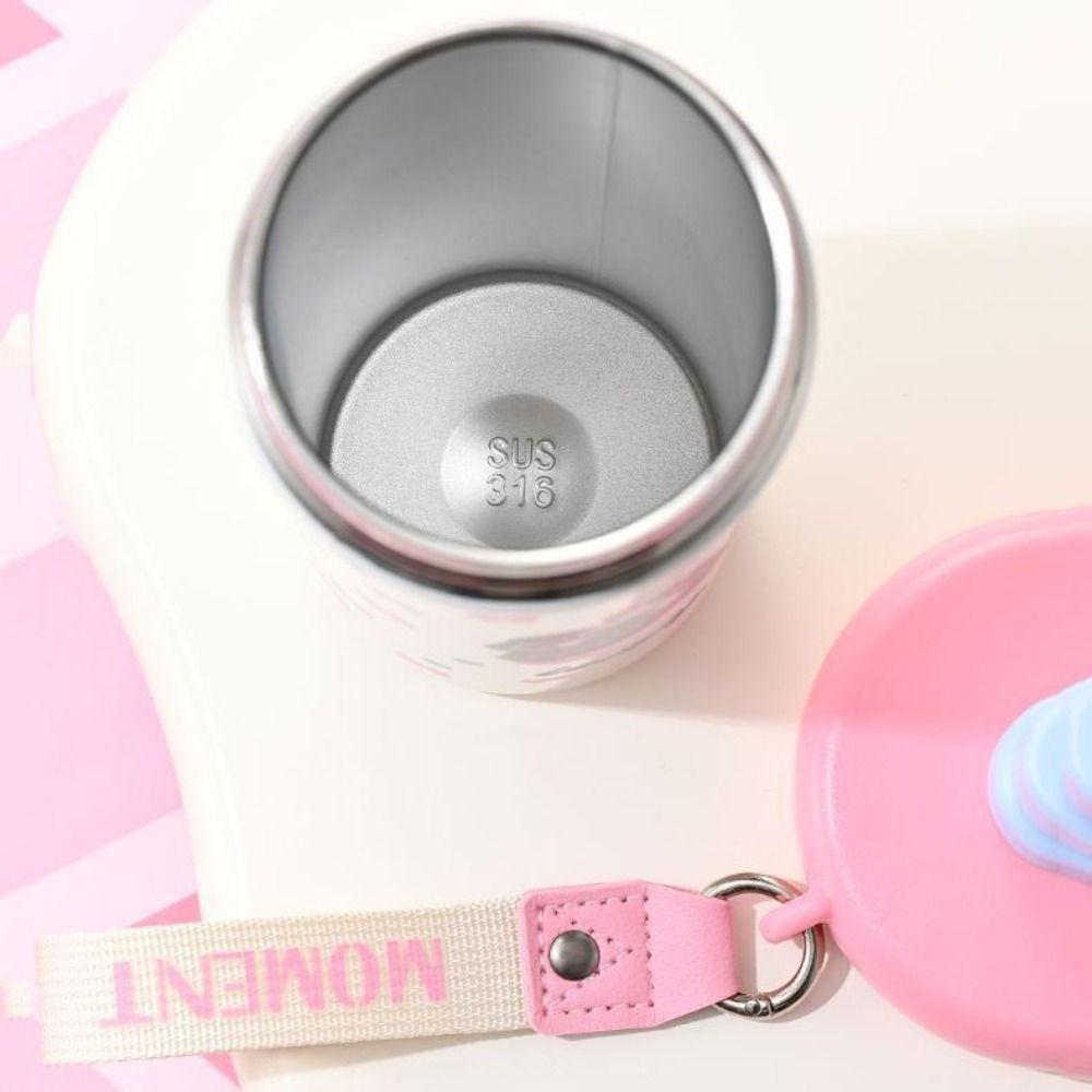600ML Vacuum Cup 316 Stainless Steel Tumbler Portable Insulated Cup  Office Workers