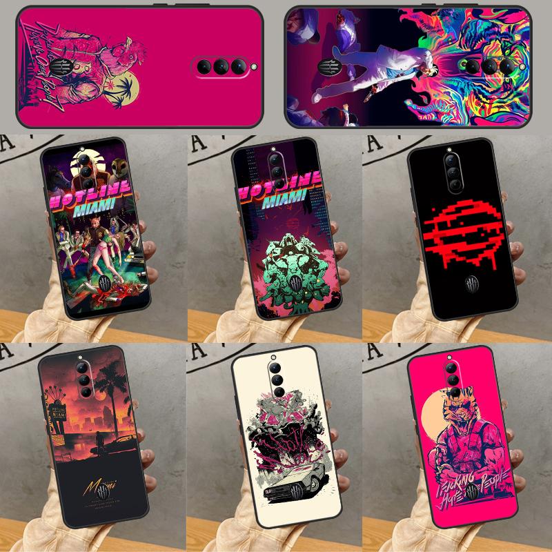 Game Hotline Miami Case For Nubia Red Magic 6S 7S Pro 6 7 8 9 10 Pro 5G 6R RedMagic 8S 9S 8 9 10 Pro Plus Coque