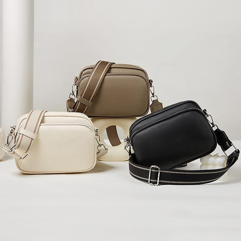 Women'S Bag Black Multi-Layer Large-Capacity Messenger Bag Women'S Mother Black Wallet Small Square Bag Bags