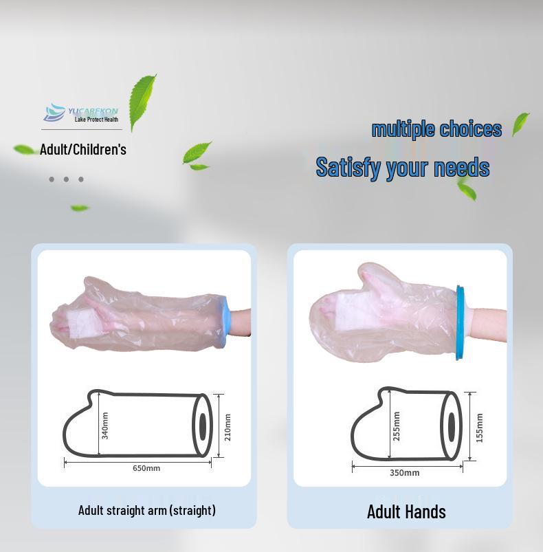Waterproof Shower Cover for Plaster or PICC Line Protection