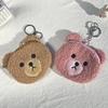 Adorable Plush Bear Coin Purse Soft Cashmere Change Pouch Cute Small Gift Wholesale