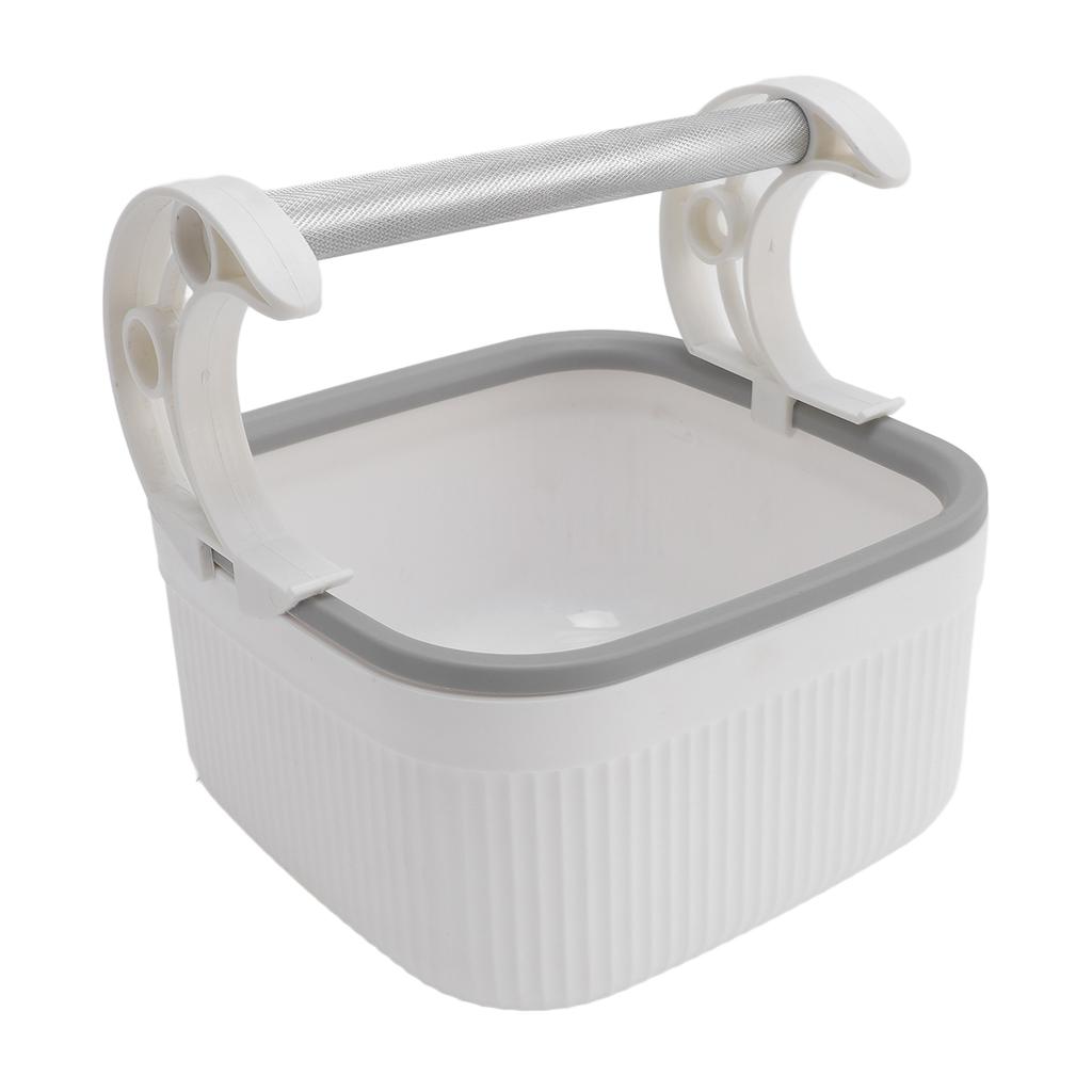 Bird Toilet Stand with Bucket Aluminium Alloy Sturdy Structure Portable Tabletop Bird Potty