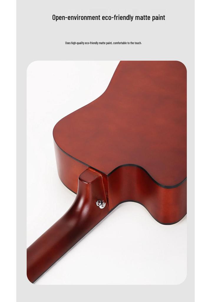38-Inch Carbon Fiber Folk Guitar for Beginners