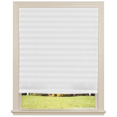 1Pc for Home Window Door Pleated Blinds Half Blackout Windows Curtains Self-adhesive