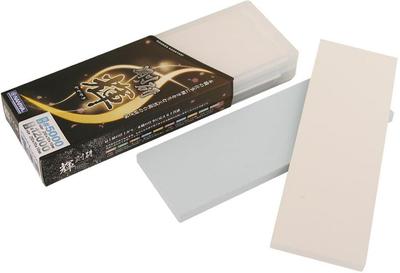 NANIWA Professional Whetstone Goken Shin Twin of Includes Sharpening Stand and Storage Case 210 X 70 X 10 Mm (Set 2) #5000/#12000 NW-5120