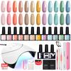 Набір для манікюру PHOENIXY Гель-лак для нігтів Nail Art Varnish Matte Top Coat з ультрафіолетовою світлодіодною лампою для нігтів 36 Вт Інструменти для нігтів Набір дрилів для нігтів Набір для декорування нігтів
