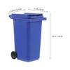 Creative Desktop Pen Holder with Lid Bin Shape, Interesting Multi-functional Pen Holder, Suitable for Cars, Bedrooms, Offices