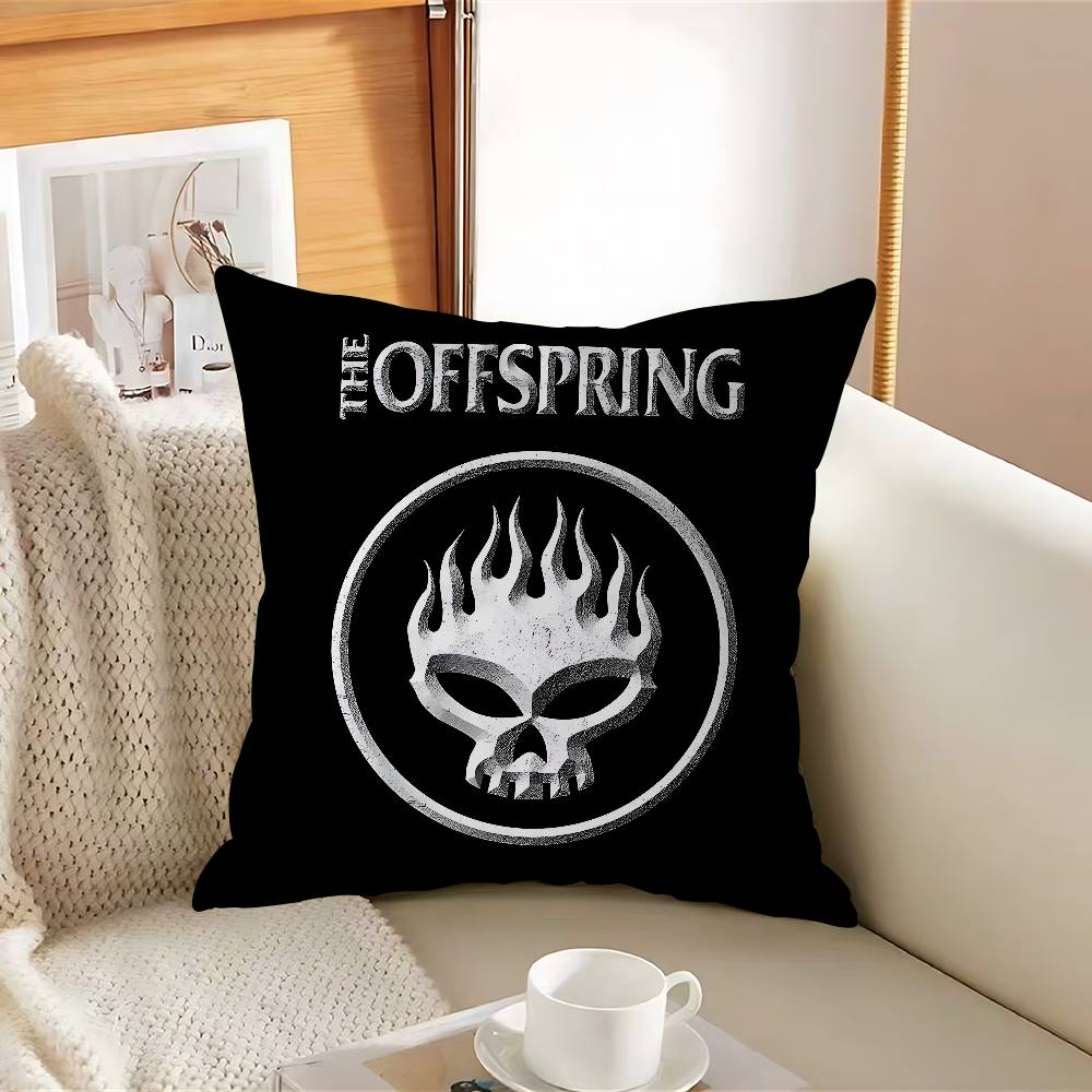 P-PunkS R-Rock The Offspring Logotyp Kuddfodral Avtagbart Tvättbart Kuddöverdrag – Helt Säsongsbetonat Mjukt Linne