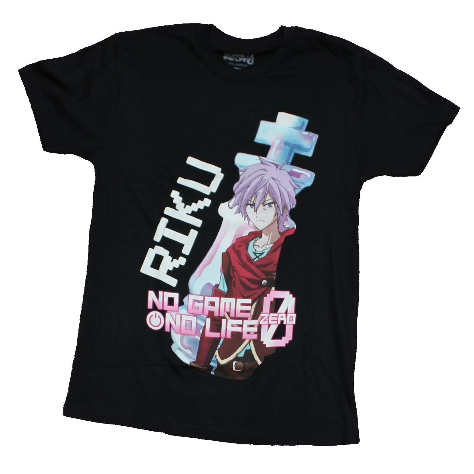 No Game No Life Adult New T-Shirt - Riku Side Pic S