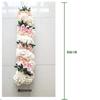 1 Meter Long Flower Row Wedding Runway Road Lead Arch Wedding Simulation Flower Row Flower Wedding Supplies Rose Fake Flower