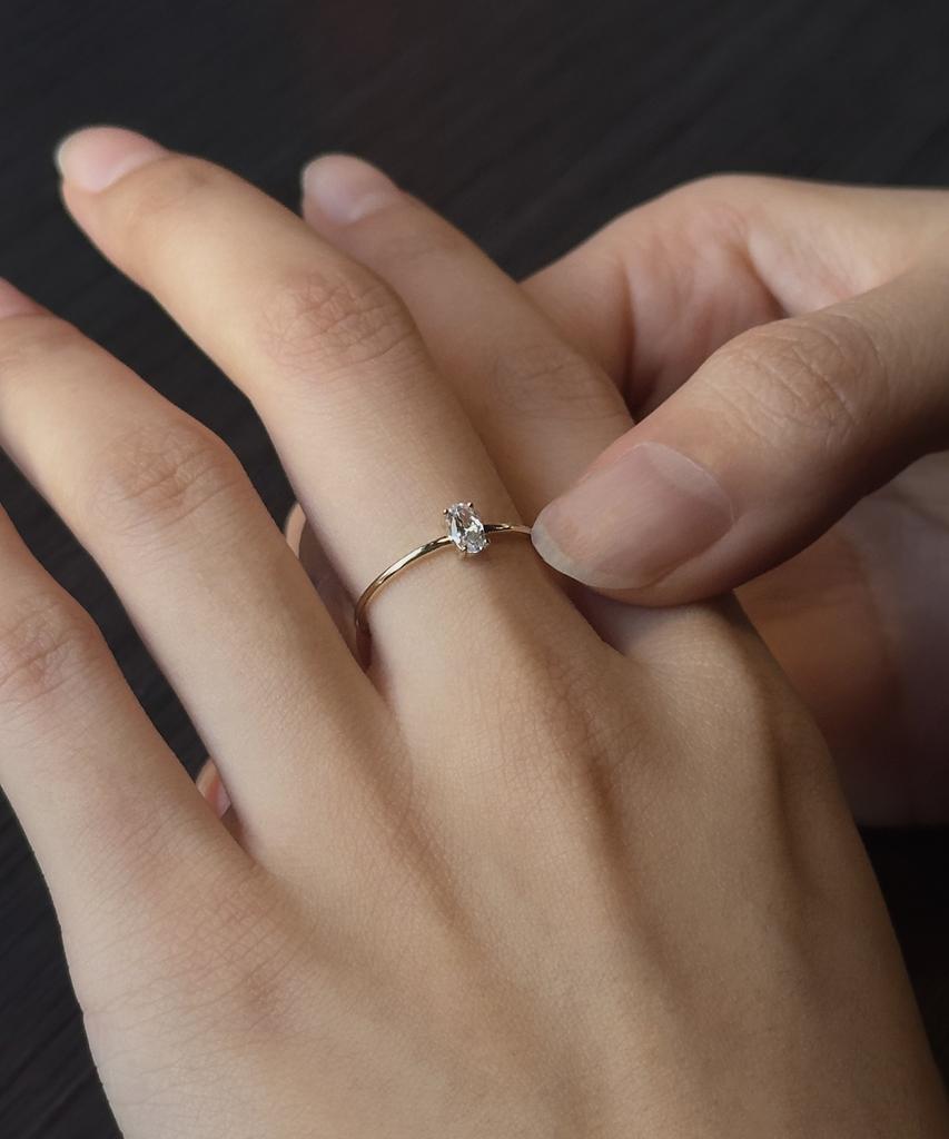 Faye 14K Ovel Ring (Type A)