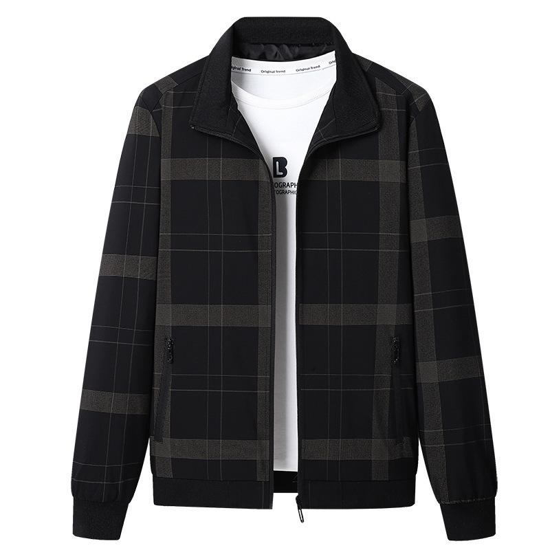 

Осень и зима Продолжение папина куртка с воротником-стойкой Мужская и дедушкина одежда M