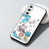 Cute B-Bugcat CapooS Phone Case For Samsung Galaxy A73,A72,A71,A70,A52,A51 Others Soft Black Cover