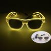 Nuovi Occhiali Stile Cyberpunk Cool Decorazione Luminosa per Feste Occhiali da Sole LED Luminosi Illuminazione Bar Rave Musica Festa da Ballo