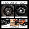 Gel Brillant pour Pneus Brillance Longue Durée Revêtement Protecteur Imperméable Rénovateur de Pneus pour Voiture Moto Camion