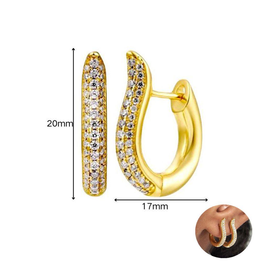 925 Silver Ear Needle Fashion Light Luxury Gold hoop earrings Classic Retro Collection earrings for women Jewelry Gift
