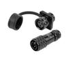 WEIPU SA12 Waterproof M12 Connector 2 3 4 5 6 7 9 Pin Industry Electric Male Plug Panel Mount Female Socket AC/DC Power Adapter