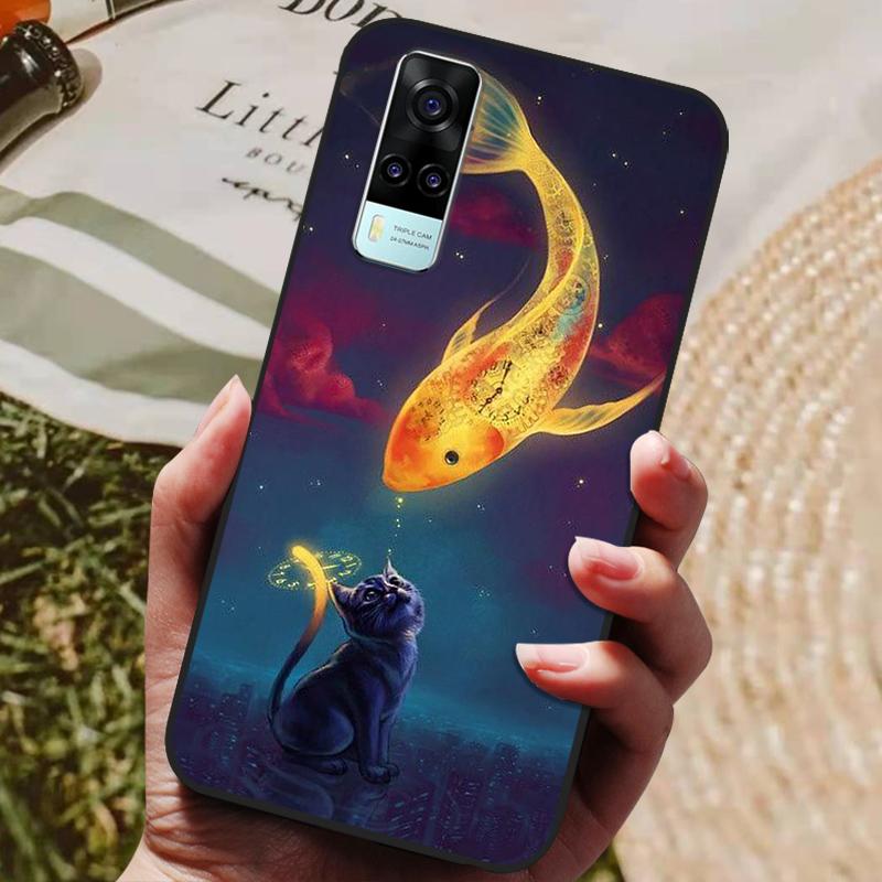 For Coque vivo Y31 2021 Case Silicon Back Cover Phone Case For Vivo V2036 Cases Soft bumper Funda for Vivo Y 31 VivoY31 2021 Bag