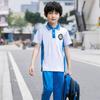 2020 Summer Cotton Parent-Child Sportswear Set: Short Sleeve Casual School Uniform