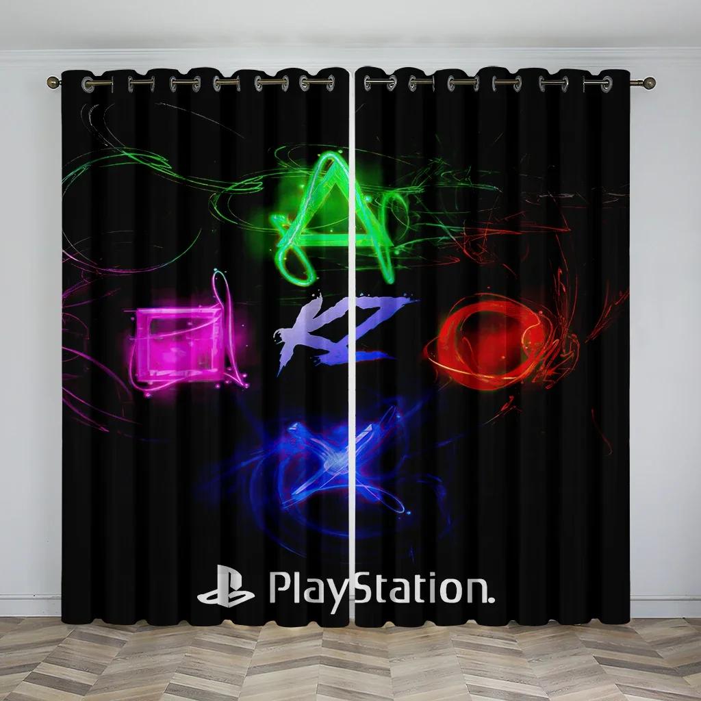 3D Dreamy Game Gamepad Controller Switch Window Curtains Blinds For Living Room Kid's Bedroom Bathroom Kicthen Door Home Decor2P