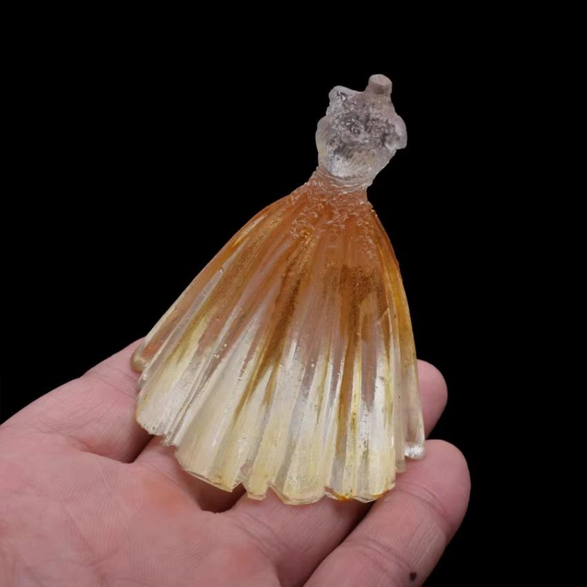 1 st Bröllopsklänning 3D Silikonform Boll Brudklänning Ljusform Ljustillverkning Hem Bröllopsstyling Liten Ornamentmodell