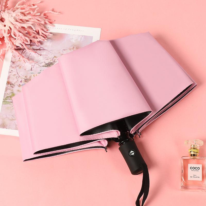 Luxury Fully Automatic Folding Umbrella for Women & Men - Sunshade, Sunscreen, and Business Advertising Parasol.