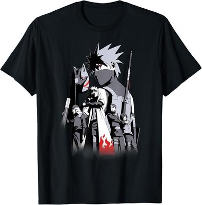 Naruto Shippuden Kakashi Story Limited Color Anime T-Shirt