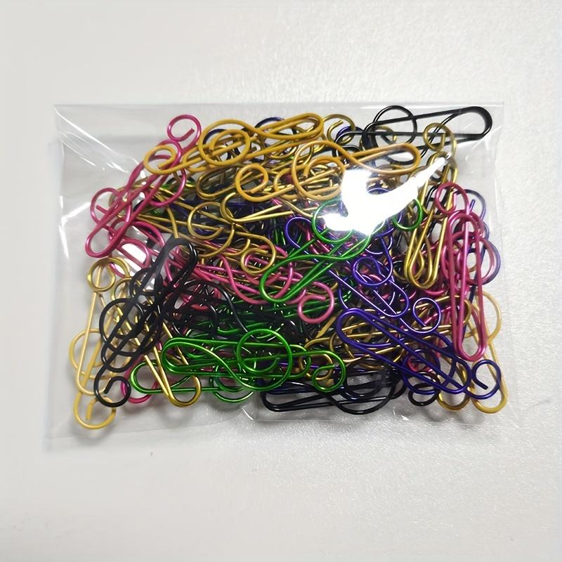 50pcs Assorted Music Note Paper Clips 12mm x 40mm Durable Iron Construction for Everyday Office Use