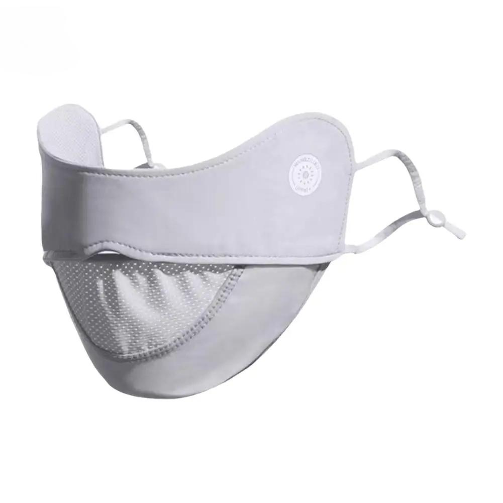 Cycling Ice Silk Face Mask Anti-UV Sun Protection Summer Unisex Adjustable Breathable Bandana Hunting Running Sport Mask Scarf