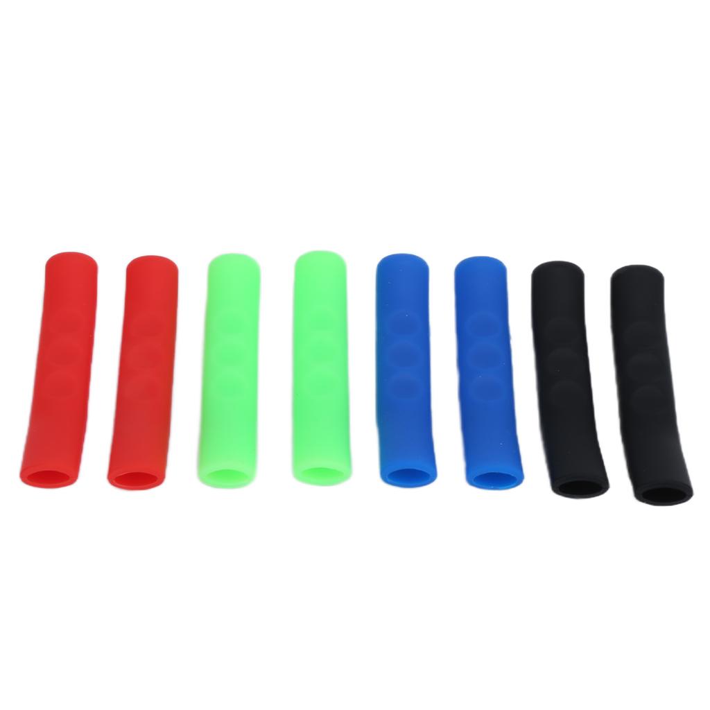 4 Pairs Brake Lever Protective Cover Anti Slip Silicone Sleeve for Mountain Road Bike
