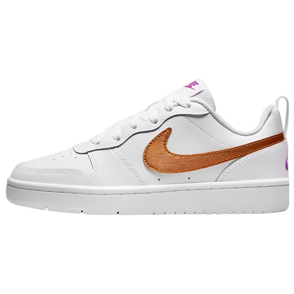 New Nike Court Borough Low 2 SE 'White Metallic Copper' GS DQ5979-100