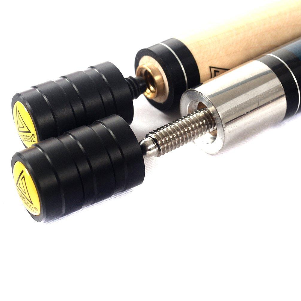 CUESOUL 19oz Jointed Maple Pool Cue Stick Case CSBK006 13mm 58-inch 1/2 +
