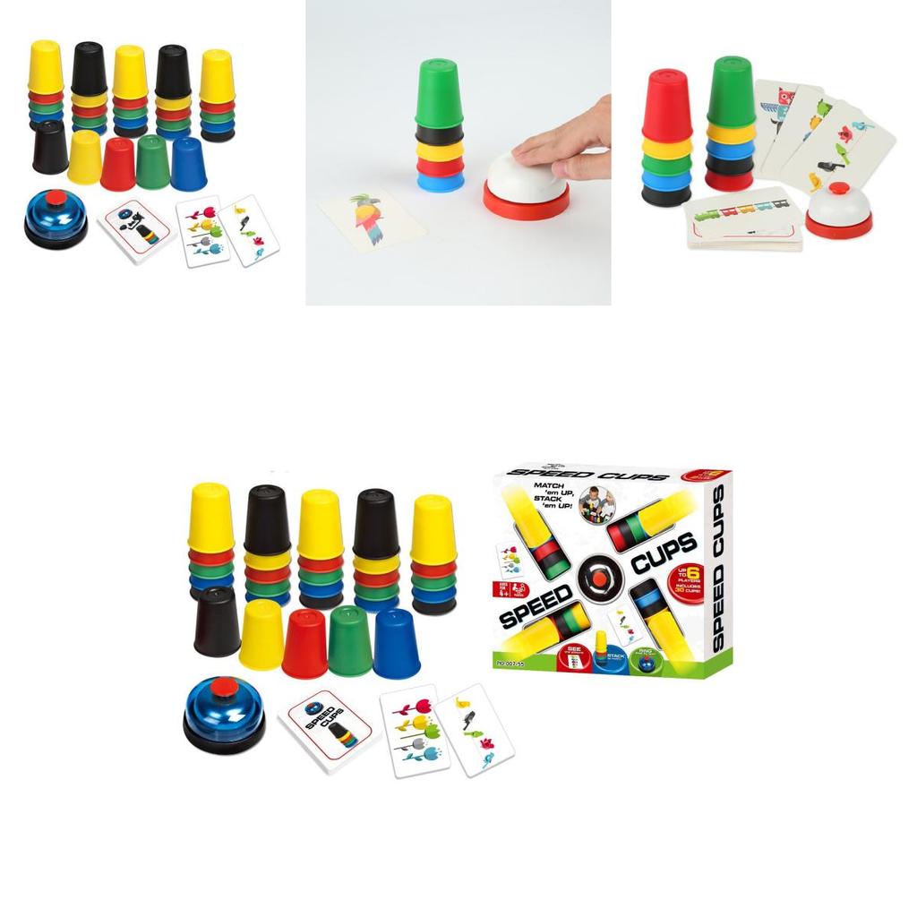 Creative Childrens Stacking Cup Game With Fast Speed Competition For Reaction And Insight Development