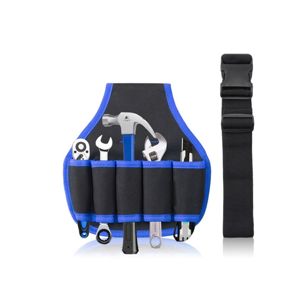 Wear-resistant Tool Waist Pack Multi-pocket Tools Storage Bag Durable Hardware Tools Pouch  Install