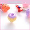 Strawberry Plastic Luminous Gyroscope Set For Kids Outdoor Toys Durable Gift
