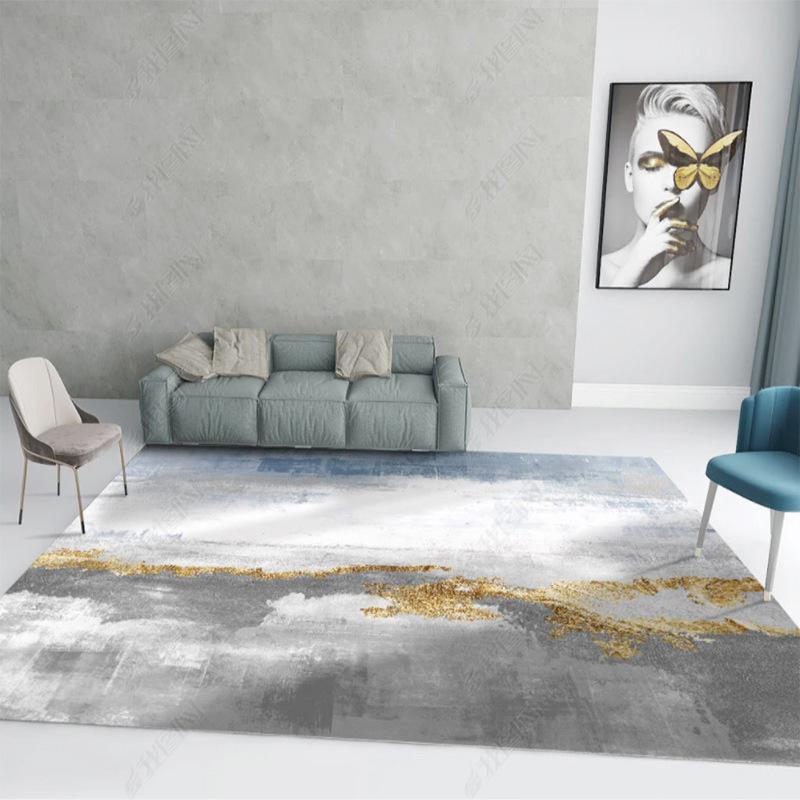 Nordic Living Room Carpet Bedroom Bedside Carpet Fully Covered Coffee Table Floor Mat